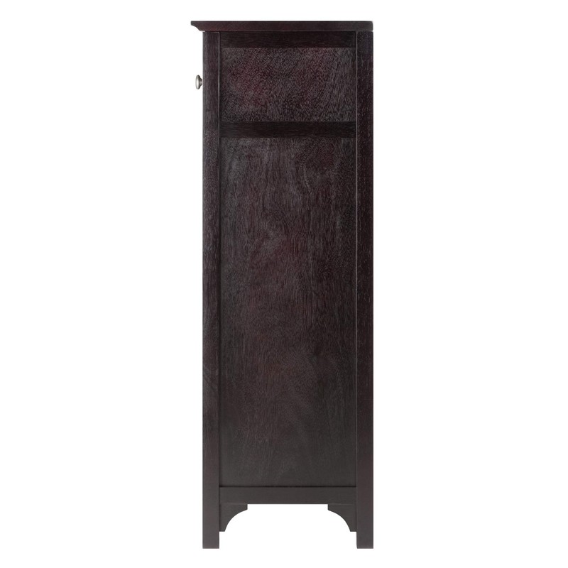 Yardlio Ancona Wine Cabinet: Elegant, Practical, Espresso Finish