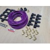 Ton's 8mm Universal Silicone 8mm Spark Plug Wire Kit Set