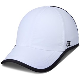 Men's Hats Baseball Cap UPF 50+ Sun Quick Dry Lightweight Breathable Trucker Hat Outdoor Hiking Fishing Run Golf Sports Dad Mesh Hats A Go Running Quick Drying Hat for Women Men White L/XL