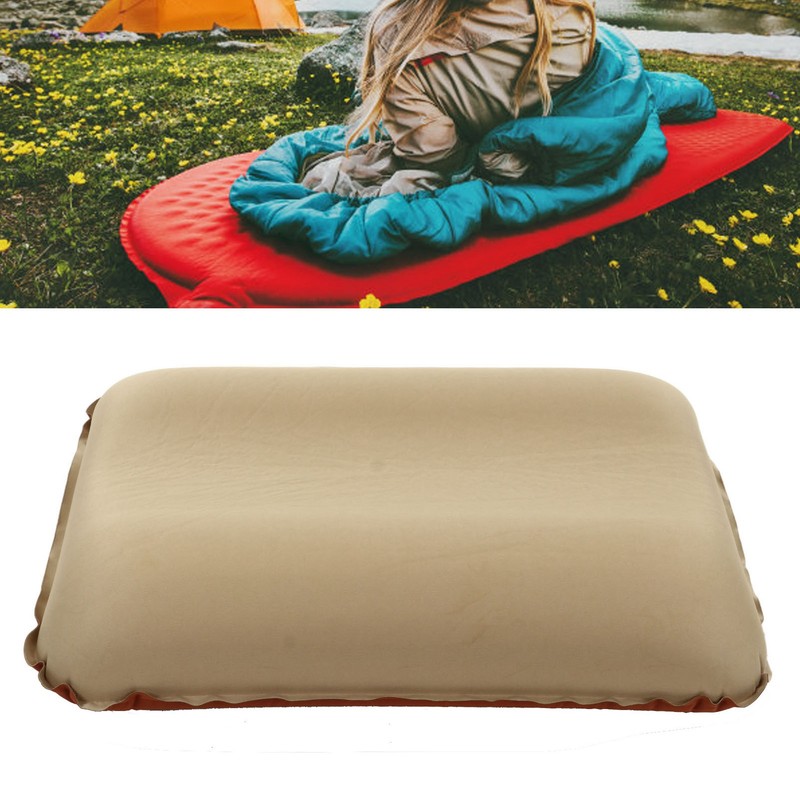 Outdoor 3D Inflatable Camping Travel Pillow Portable Automatic Inflatable Pillow