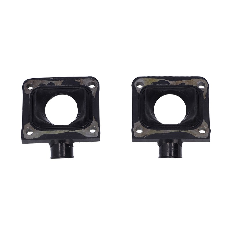 Pair of Carburetor Intake Manifold Boots Rubber Holder Replacement for