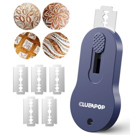 CLUEAPOP Extractable & Magnetic Bread Lame Dough Scoring Tool,Sourdough Scoring Tools,Bread Dough Cutter Slashing Razor Tool,5 Razor Blades,Bread Baking & Making Tools Supplies Accessories