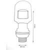 MelTruck® Holder for rotating beacon, attachment tube, rotatable cable, rotating