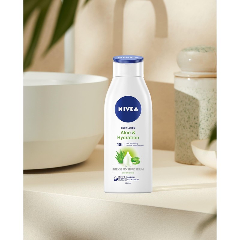 NIVEA Body Lotion Aloes & Moisturising 400 ml