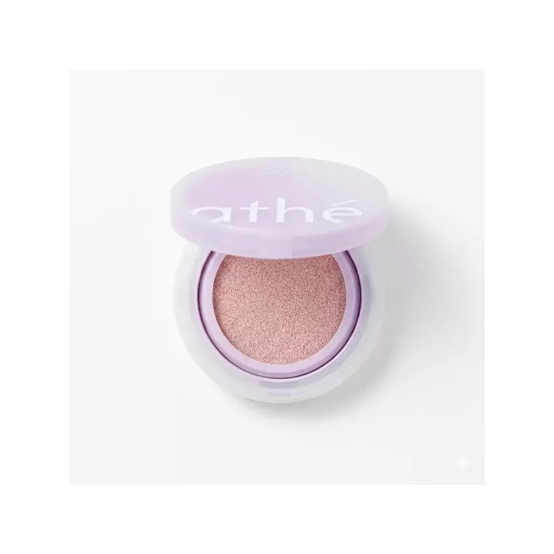 Athe 비건 릴리프 라이팅 톤 업 선쿠션 미스티퍼플 SPF50+ 12g