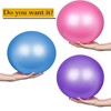NTEK Soft Pilates Ball – Mini Exercise Ball for Yoga,