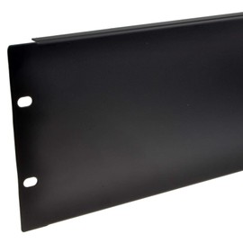kenable Blanking Plate Solid 3U for Comms Data Cabinet Rack 19 inch Black
