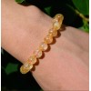 Natural Citrine 8mm Round Beads Healing Crystal For Abundance lucky