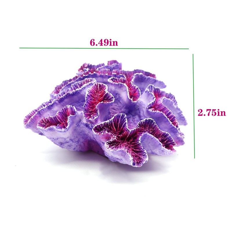 Besimple Aquarium Coral Ornaments Decor Fish Tank Plants Decoration for