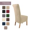 Scheffler Home Stretch Chair Cover, Leon Elastic Suede Chair Cover,