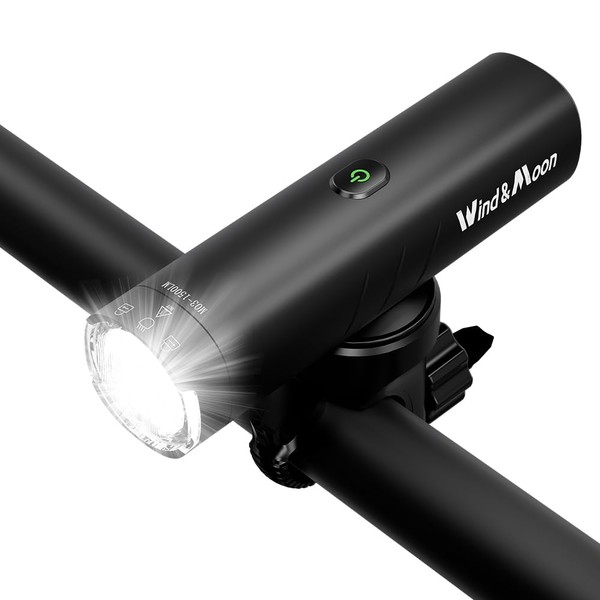 HLOMOM Bicycle Light, Waterproof, Road Bike Light, USB Rechargeable, Bicycle