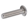100Pcs Button Head Socket Caps Screws M4 Galvanized Steel for