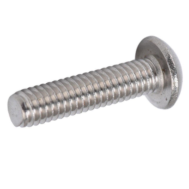 100Pcs Button Head Socket Caps Screws M4 Galvanized Steel for