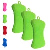 Silicone Dish Sponge - Dishwashing Kitchen Scrubber - Double Sided
