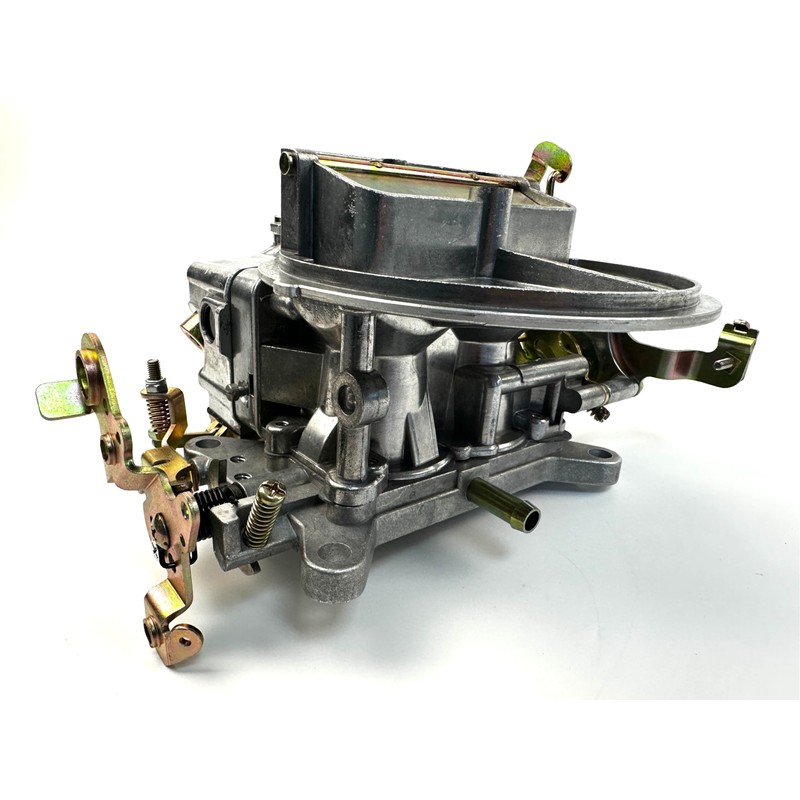 2 Barrel Carburetor 350 CFM Manual Choke silver