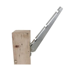 Barbed Wire Arm Extend Arm Barbed Wire Hot-Dip Galvanized Steel Cornered Barbwire Arm Barbwire Arm Extensions for Chain Link Fence All Bolts Included Top Rail (15)