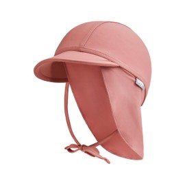 Sterntaler Unisex Peaked Cap Neck Plain Hat, rosewood