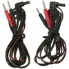 VYTALINE 2Pcs/Pack Replacement Electrode Lead Wires Connect Cables Pin 2mm