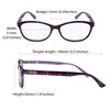 EYEGUARD 2 Pairs Reading Glasses for Women Ultra Clear Spring