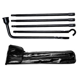YQCSO Spare Tire Removal Tool Kit Tire Lug Wrench Handle Tire Removal Replacement Kit Fit For 2003-2022 Dodge Ram 1500 Fit for Dodge Durango Dakota Journey Jeep Gladiator