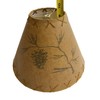 Rustic Oiled Craft Paper Laced Pine Cone Scene Lamp Shade