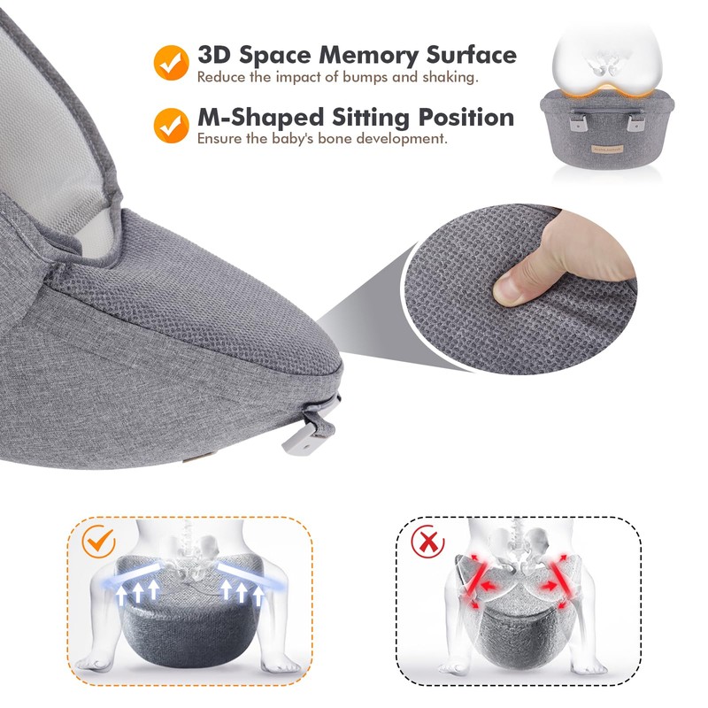 Baby Carrier Newborn Carrier Advanced 6-in-1 Carrier Multifunction Toddler Carrier