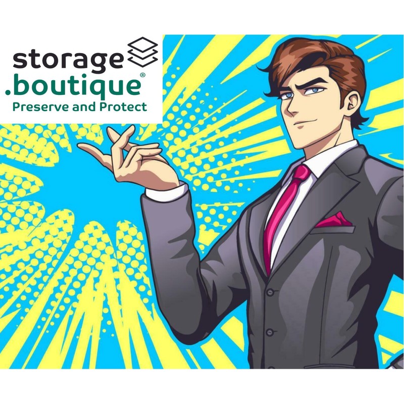 storage.boutique COMICBOOK Protection Sleeves, Archive Standard, Acid Free, Size 5,