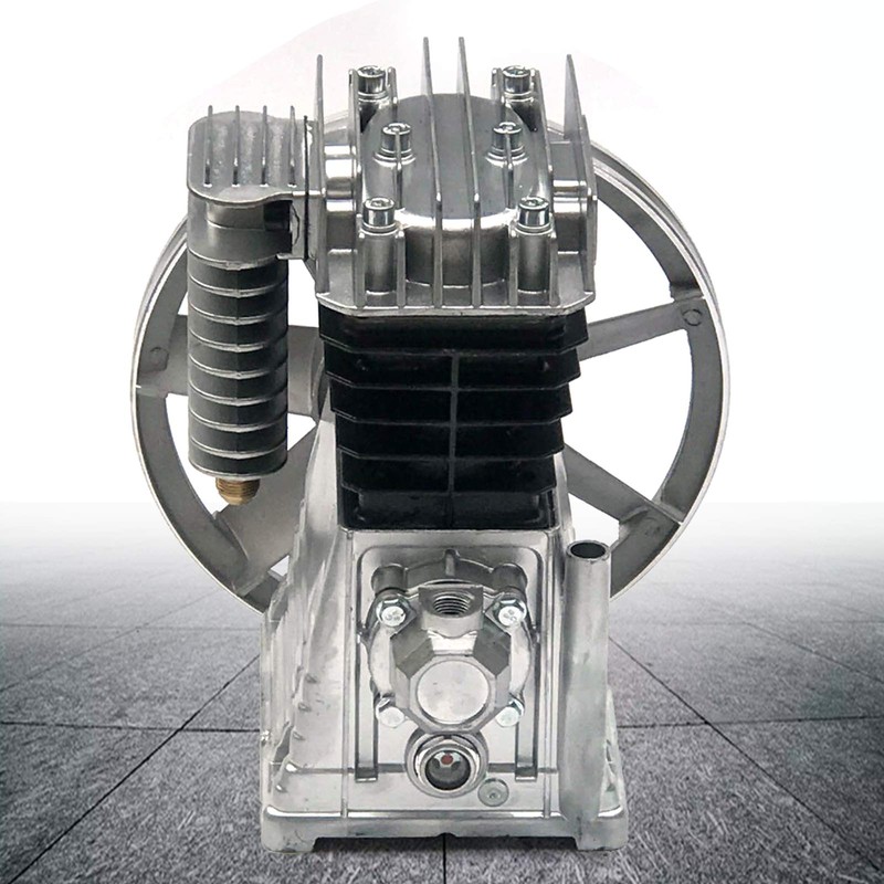 RocoReny 2HP Double Air Compressor Pump,1.5KW Piston Twin Cylinder Air