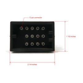The ROP Shop | 13-Pin Male Snow Plow Side Wiring Harness Repair Kit for Boss HTX, HTX-V & Super