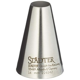 Städter 226142 Lochtülle 14 mm, Edelstahl, Silber