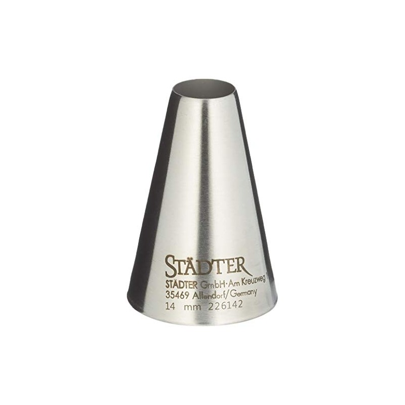 Städter 226142 Lochtülle 14 mm, Edelstahl, Silber