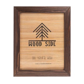 Rustic Wooden Poster Picture Frame 16x20 - Natural Solid Eco Distressed Wood for Wall Mounting Photo Frame - Brown Wenge