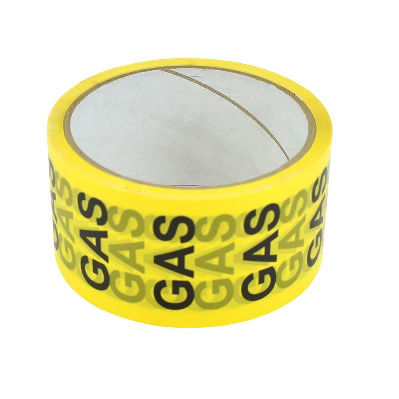 Arctic Hayes 662030 "Gas" 33m ID Tape, Black/Yellow
