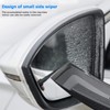 Moioee Car Window Squeegee, Soft Silicone Blade for Cleaning Water,