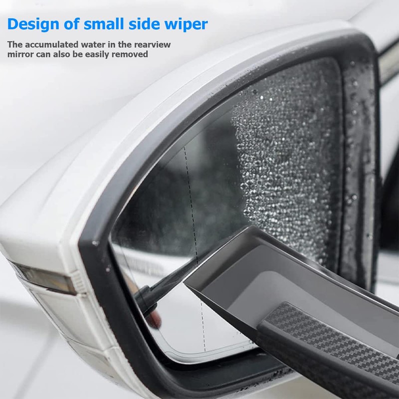 Moioee Car Window Squeegee, Soft Silicone Blade for Cleaning Water,