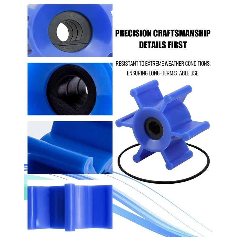 Impeller & O-Ring Kit Compatible with Milwaukee M18 Transfer Pump,