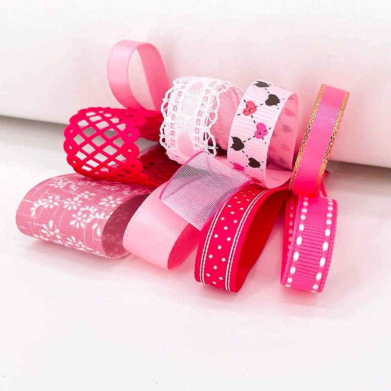 Ribbon Off Cut Bundle - Contains 10 Different 1 Metre