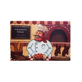 Comfort Anti Fatigue Printed Themed Kitchen Mat 18" inch W x 30" inch L (Chef Brick Oven Bakery)