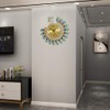 FLEBLE Large Wall Clocks for Living Room Decor Gold Decoration