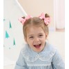 3 Inch Satin Bow for Little Girls - 2 Pcs