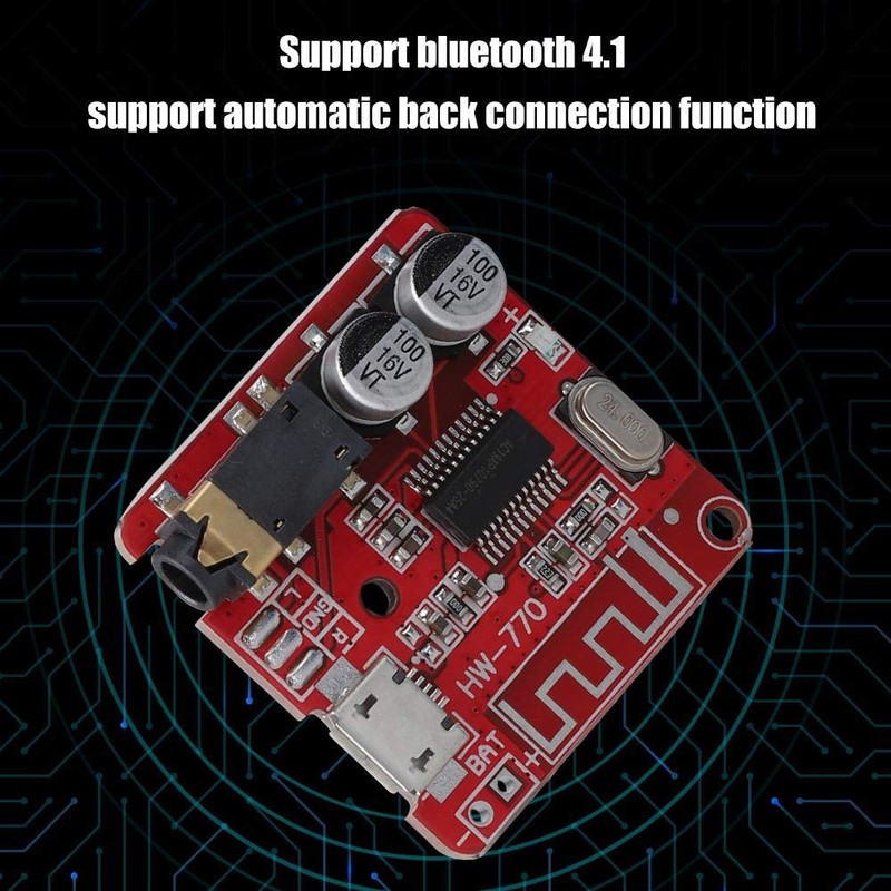 Audio Receiver Module, Bluetooth 4.1 MP3 Decoder Board Stereo Car