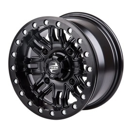 TUSK 4/137 Nebo Beadlock Wheel 14x7 5.0 + 2.0 Matte Black for CAN-AM Defender HD9 Max XT 2022-2024