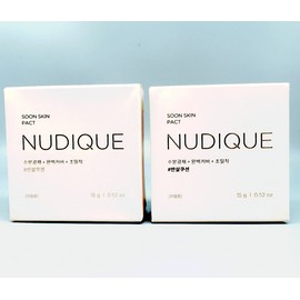 NUDIQUE Miniature Pure Skin Cushion Natural Color Foundation Makeup 0.52oz X 2PK