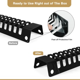 FOLLOWIN Hat Stand Organizer for Baseball Caps,Acrylic Hat Holder for Closet Countertop Display,4 Pack Baseball Caps Display and Organizer,Holds 48 Hats, Classic Black