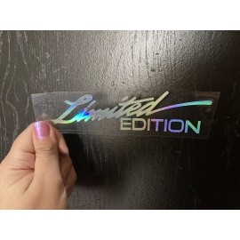 Laser Limited Edition Laser Cut Decal Sticker - Reflective/Mul