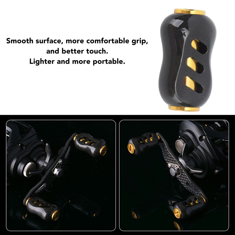 Fishing Reel Power Knob Carbon Fiber Fishing Reel Handle Knob