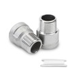 Bwintech 6 Pcs 1/2" Male to 1/2" Female BSP Thread