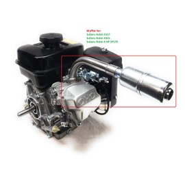 ARSPORT Exhaust with Muffler for: Subaru Robin EX17, EX13, Subaru Robin EX21, EX27 & Subaru Robin 6 HP SP170