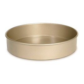 Glad Round Baking Pan Nonstick - Heavy Duty Metal Bakeware for Cakes and Desserts, 9.6 inches