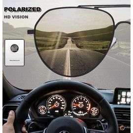 Yongst Classic Vintage Polarized Pilot Sunglasses – UV400 Protection – Lightweight Unisex Shades for Driving & Outdoor Activities – Blue Lens – Men & Women